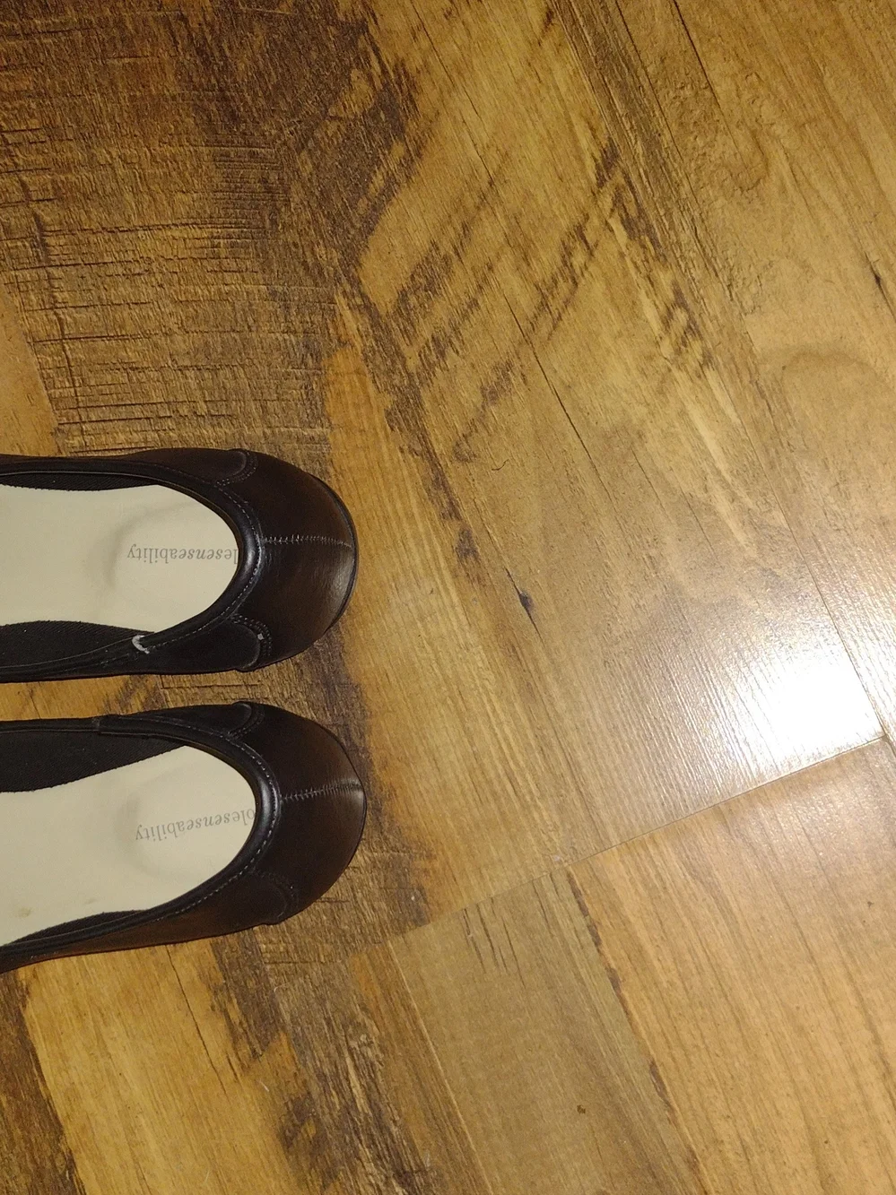 Solesenseabililty Flats Black Sz 7.5